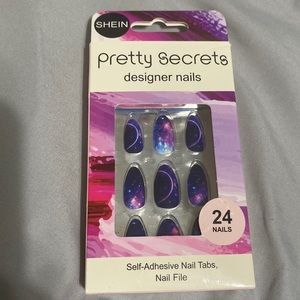 SHEIN Press On Nails in Galaxy